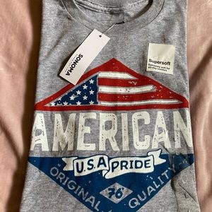 Sonoma Supersoft American Pride T Shirt Size Large